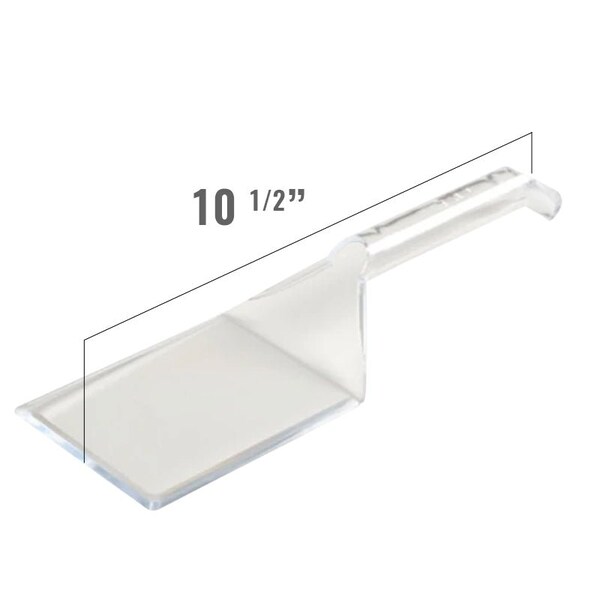 Smarty Had A Party Clear Disposable Plastic Large Serving Spatulas (48 Spatulas), 48PK - 2653-CASE