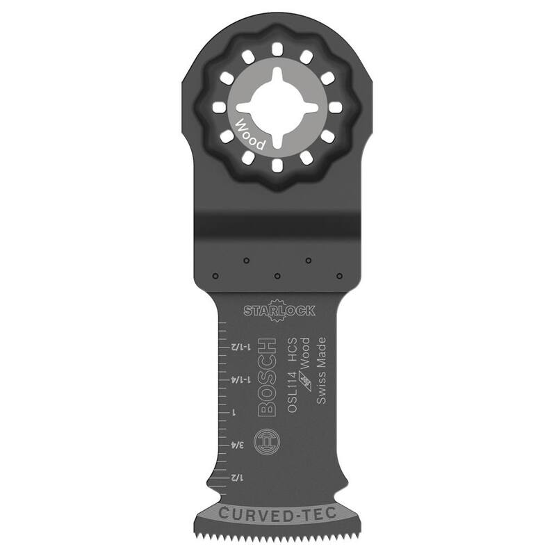Set de hojas de accesorio para herramienta múltiple oscilante Bosch Starlock (3 piezas) - OSL003VP