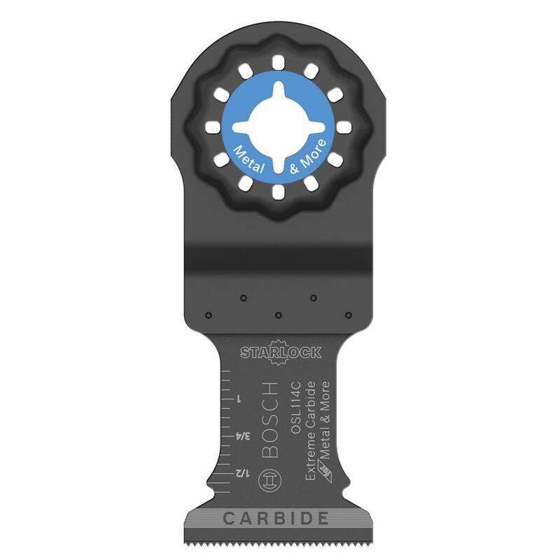 Set de hojas de accesorio para herramienta múltiple oscilante Bosch Starlock (3 piezas) - OSL003VP