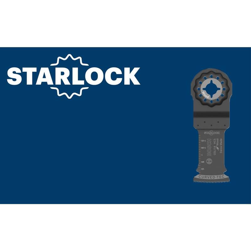 Set de hojas de accesorio para herramienta múltiple oscilante Bosch Starlock (3 piezas) - OSL003VP