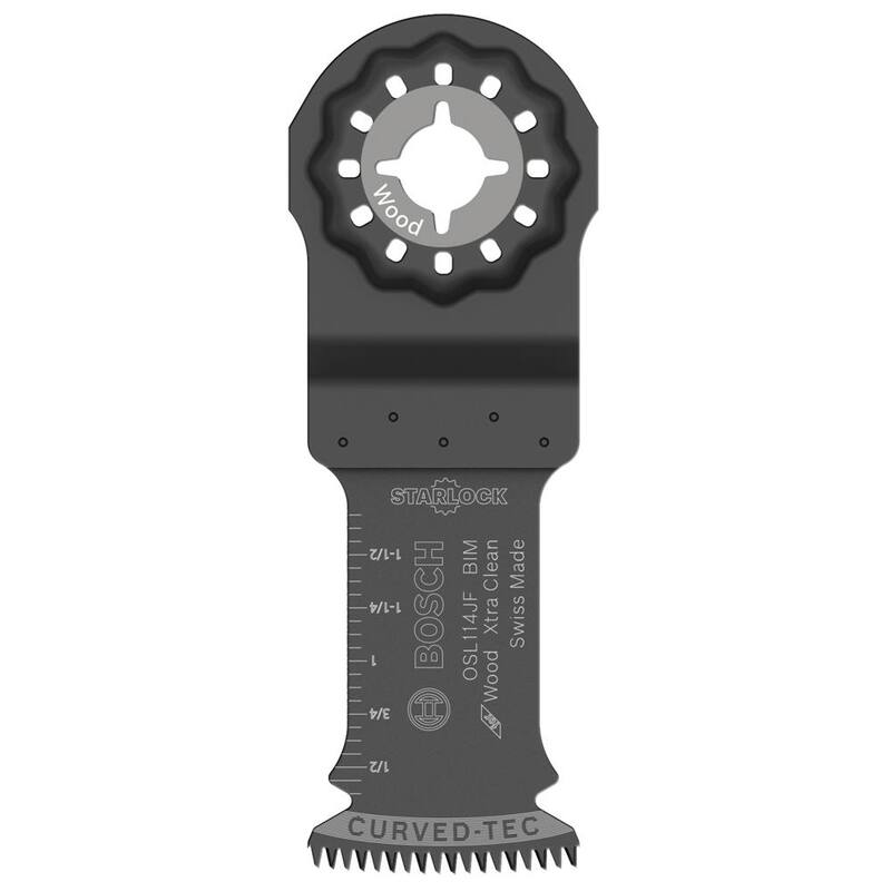 Set de hojas de accesorio para herramienta múltiple oscilante Bosch Starlock (3 piezas) - OSL003VP