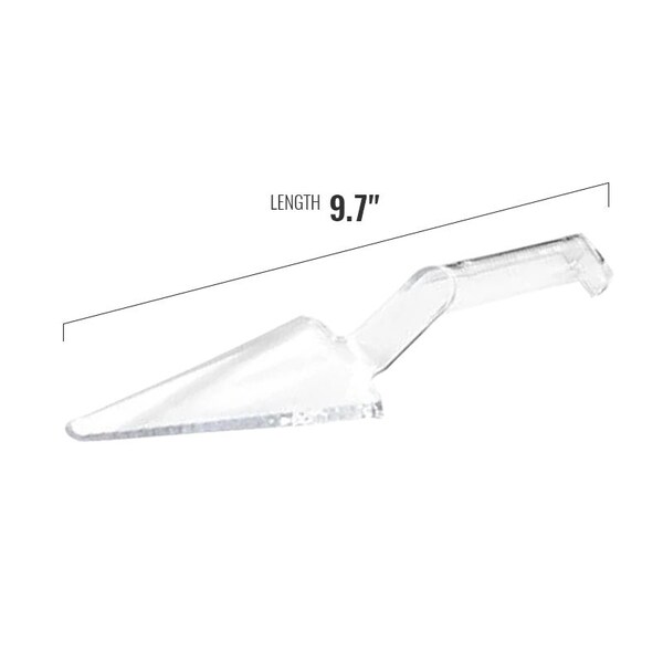Smarty Had A Party Clear Disposable Plastic Cake Cutter/Lifter (60 Cake Cutters), 60PK - 435-CL-CASE