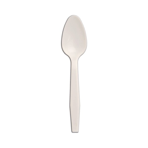 Senate White Medium Weight Unwrapped White Teaspoon, PK10000 - P1003