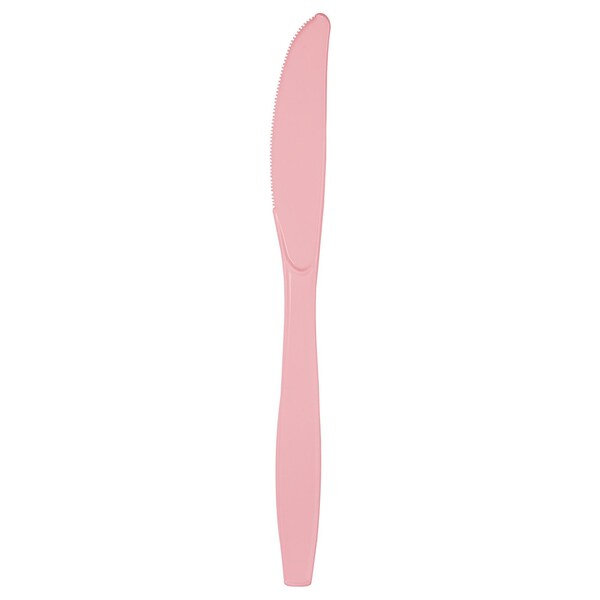 Touch Of Color Classic Pink Plastic Knives, 7.5", 288PK - 010577
