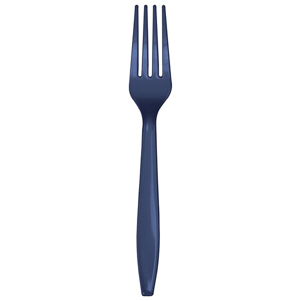 Touch Of Color Navy Blue Plastic Forks, 7", 288PK - 010601