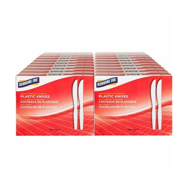 Geniune Joe KNIFE, HVY WEIGHT, BOXED, 100C, 40PK - GJO10431CT