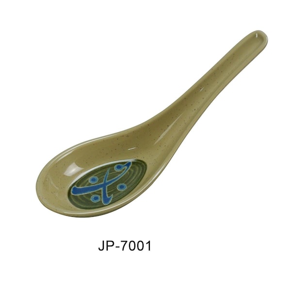 Yanco Japanese Soup Spoon - Melamine, Multi Color, 72PK - JP-7001