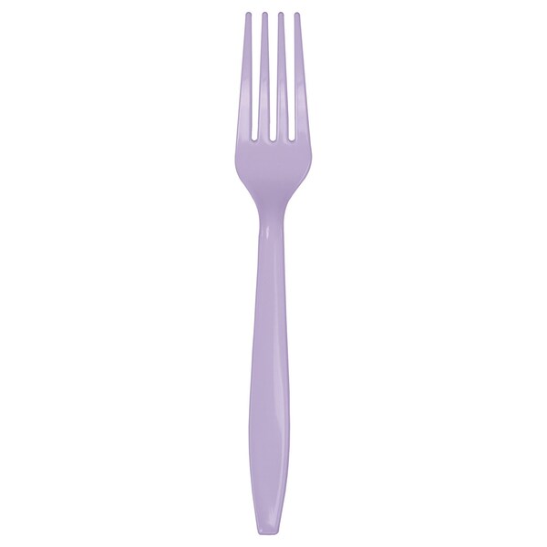 Touch Of Color Luscious Lavender Purple Plastic Forks, 7", 288PK - 010470