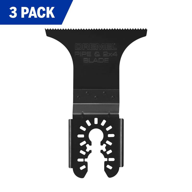 Cuchilla universal para multiherramienta oscilante de corte en bi metal/madera/yeso de 2-3/4 pulgadas (3 piezas) - MM494BU