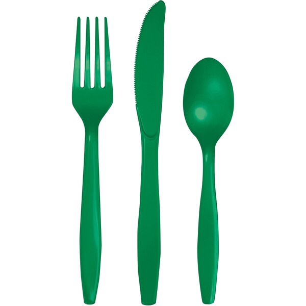 Touch Of Color Lavender Purple Assorted Plastic Cutlery, Luscious, 288PK - 010430
