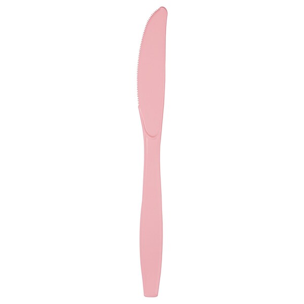 Touch Of Color Classic Pink Plastic Knives, 7.5", 600PK - 010577B