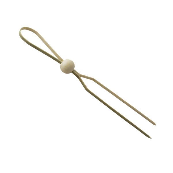 Omg 5.3 In. Luka Bamboo Double Pick With Natural Adjustable Ball - OM3111970