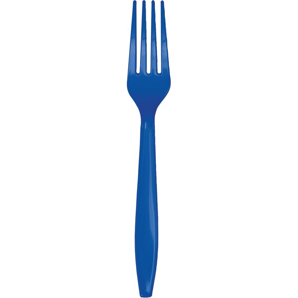 Touch Of Color Cobalt Blue Plastic Forks, 7", 600PK - 319029