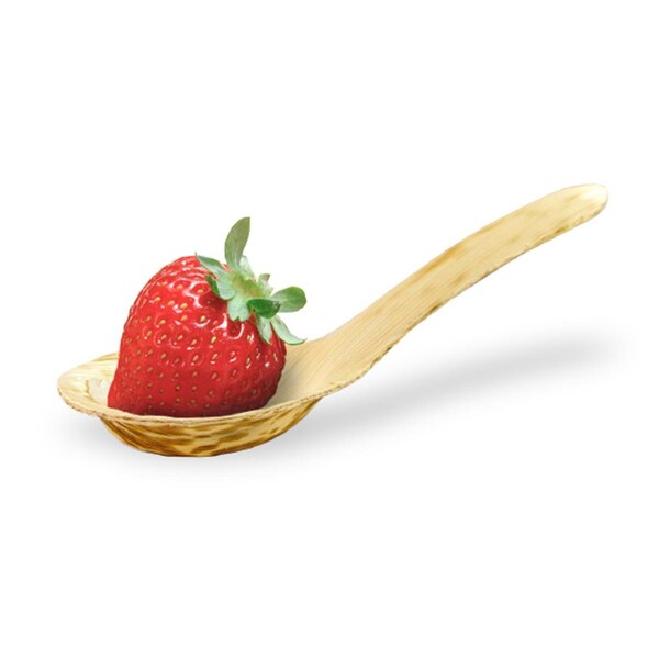 Omg 0.25 oz Bamboo Leaf Tasting Spoon - 5.12 in. - OM3111944