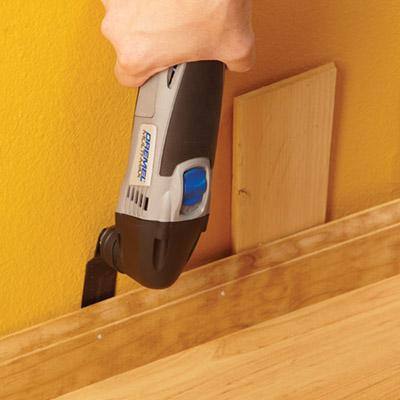 Hojilla universal para herramienta multifunción oscilante de corte en metal/ madera/ yeso de 1-1/8 pulg. de Dremel (1 pieza) - MM462U