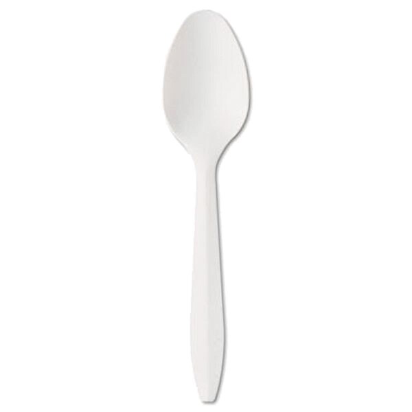 Razoredge 406014-L1003 PEC White Medweight Polypropylene Bulk Teaspoon, 1000PK - RA2824012