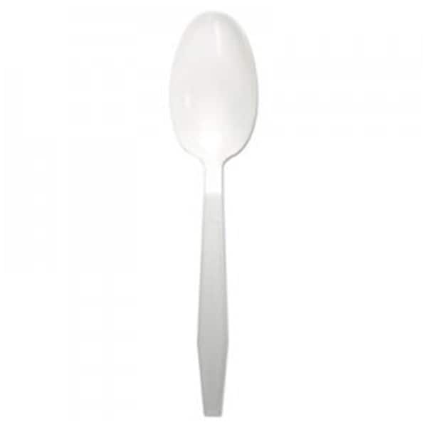 Razoredge BWK Heavyweight Polypropylene Cutlery, Teaspoon, White - RA3213452
