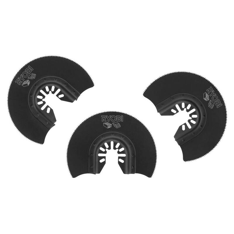 Set de hojas para corte al ras de madera/yeso de 3-1/2 pulgadas (3 piezas) - A24304