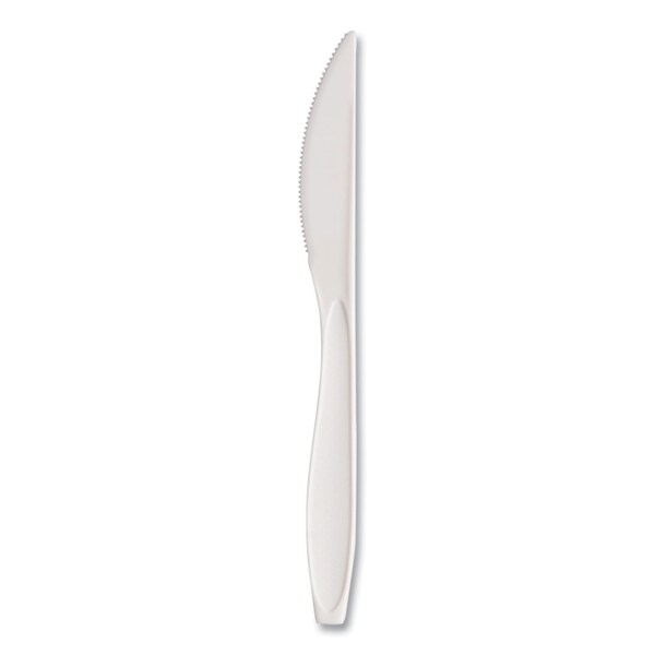 Dart Reliance Medium Heavy Weight Cutlery, Knife, Bulk, White, PK1000 PK - RSWK-0007