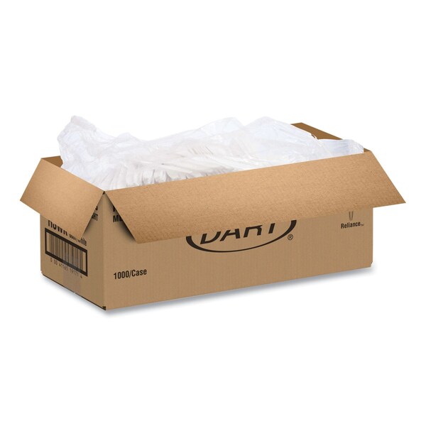 Dart Reliance Medium Heavy Weight Cutlery, Knife, Bulk, White, PK1000 PK - RSWK-0007