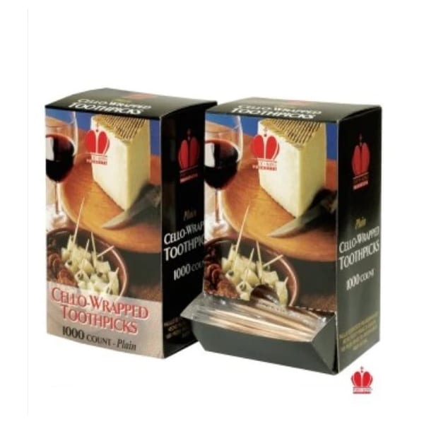 Goldmax Goldmax Individually Wrapped Cello Toothpick, PK12000 - 1004-1