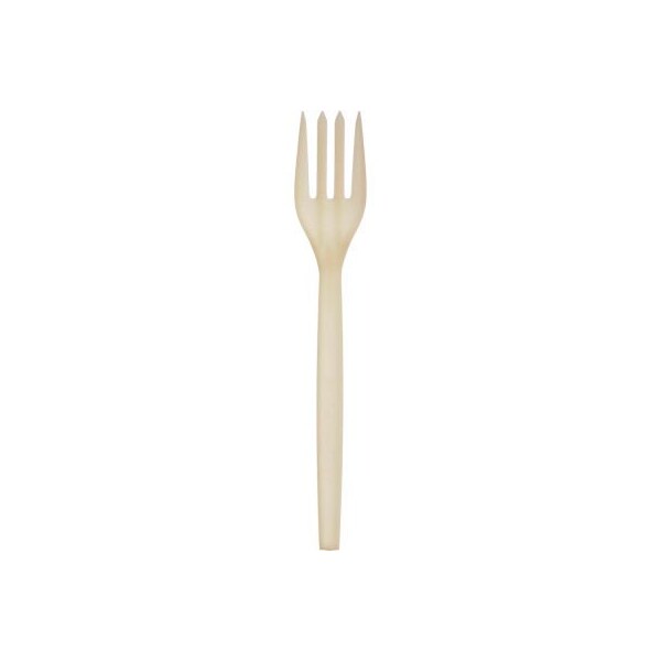 Eco-Products Eco-Products, Fork, Plantstarch PSM, Cream, 50/Pack - EP-S002PK