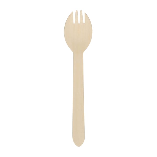 Hoffmaster 6" Wooden Sporks PK 1000 - 883333