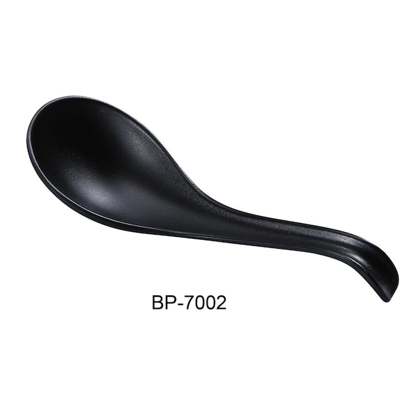 Yanco Black Pearl-2 Spoon, Black - 6.75 in., 72PK - BP-7002