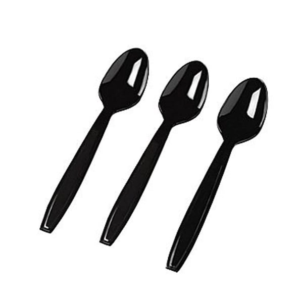 Fineline Settings Black Spoons- Bag - 2515-BK