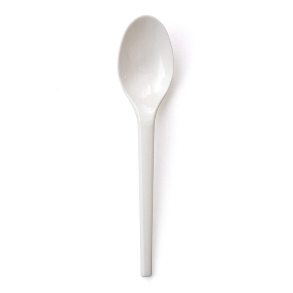 Omg 6 in. White CPLA Spoon - OM3121516