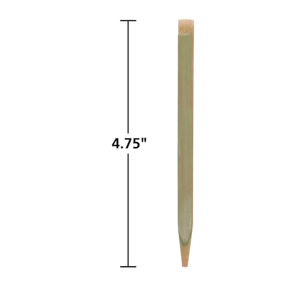 Hoffmaster 4.75" Green Bamboo Willow Food Picks PK 1000 - 600726