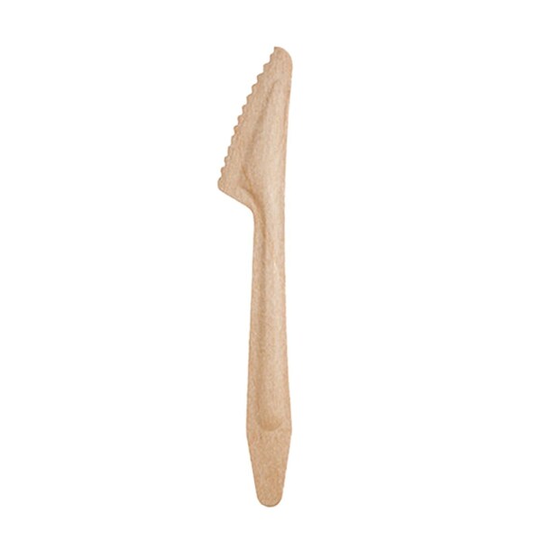 Smarty Had A Party Natural Birch Eco-Friendly Disposable Dinner Knives (600 Knives), 600PK - 4662KF-CASE