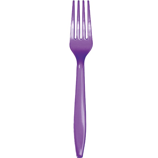 Touch Of Color Amethyst Purple Plastic Forks, 7", 288PK - 318908
