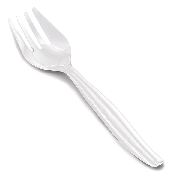 Smarty Had A Party Clear Disposable Plastic Serving Forks (150 Forks), 150PK - 2651-CASE