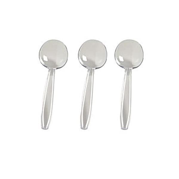 Fineline Settings Clear Soup Spoons- Box - 2505-CL