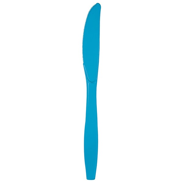 Touch Of Color Turquoise Blue Plastic Knives, 7.5", 288PK - 019931