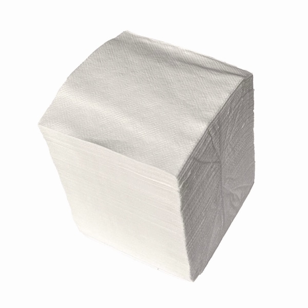 Gen Cocktail Napkins, 1-Ply, 9w x 9d, White, PK4000 - GENCOCKTAILNAP