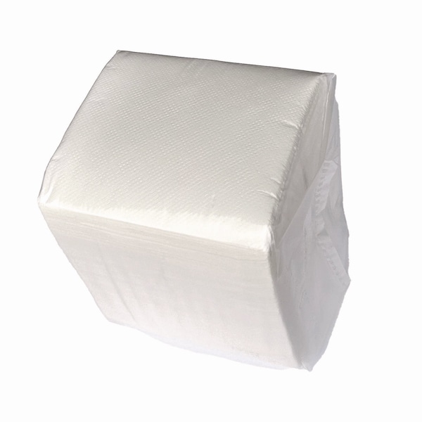 Gen Cocktail Napkins, 1-Ply, 9w x 9d, White, PK4000 - GENCOCKTAILNAP