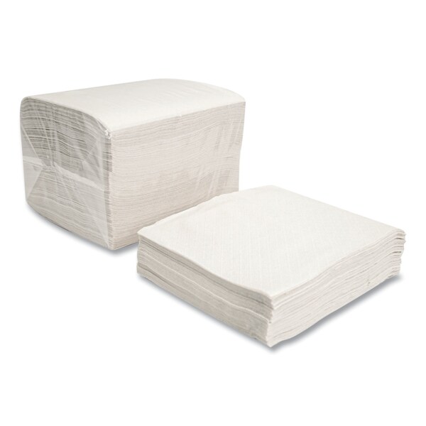 Morcon Paper Morsoft Dinner Napkins, 1-Ply, 16 x 16, White, PK3000 - MOR 1717