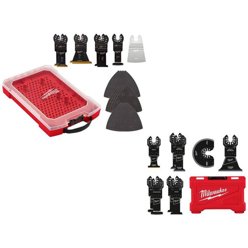 Juego de cuchillas para herramienta multifuncional oscilante de Milwaukee (29 piezas) - 49-10-9220-49-10-9113