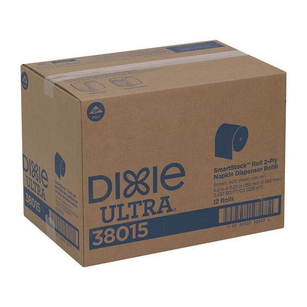 Dixie Disp Dspr Nap, 6 1/2"x 11 1/4", 38015, PK12 - 38015