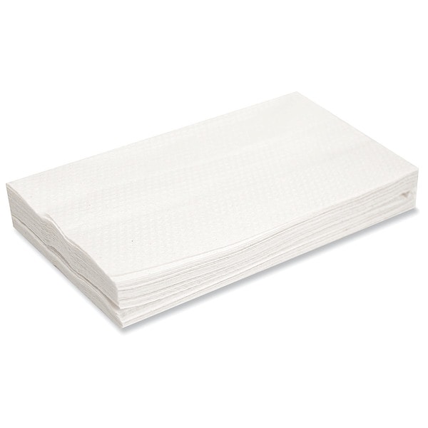 Zoro Select Morsoft Dispenser Napkins, 1-Ply, 6 x 13, White, PK1000 - 409892