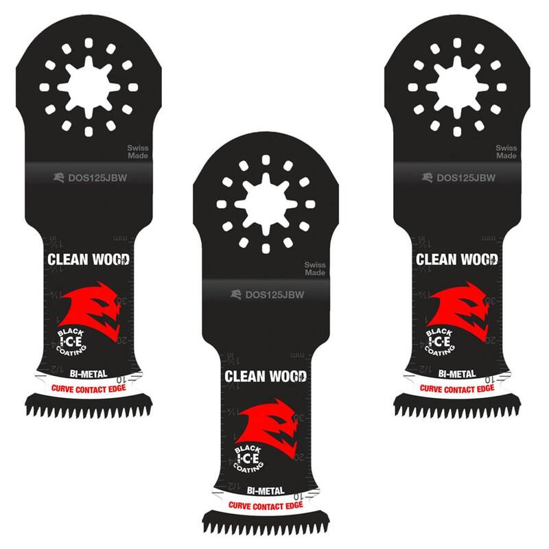 DIABLO 1-1/4 in. Cuchillas Oscilantes de Bi-Metal Demo Demon Starlock para Corte de Madera Limpia - DOS125JBW3