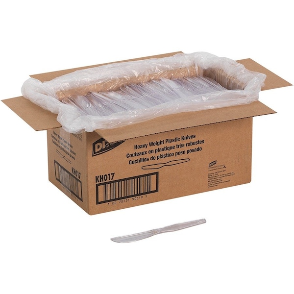 Dixie Cutlery, Knife, Heavyweight, 3/10"x7-1/2"x1/10", 1000/CT, CL PK - DXEKH017