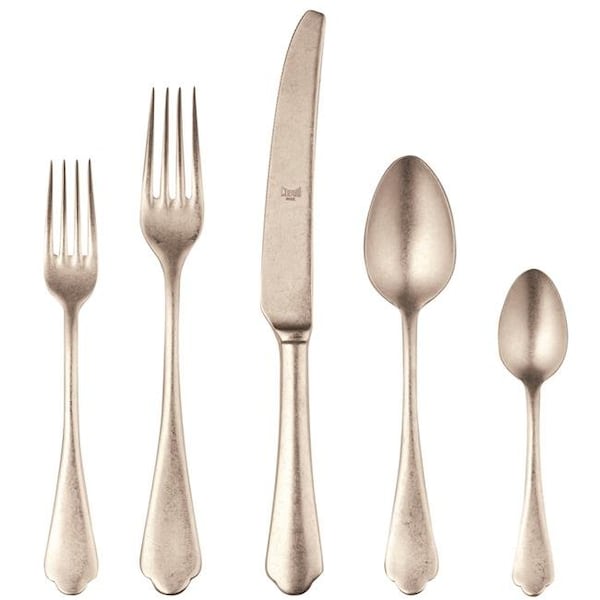 Mepra Mepra 106422005PC Dolce Vita Pewter Champagne Cutlery Set - 5 Piece - 106422005PC