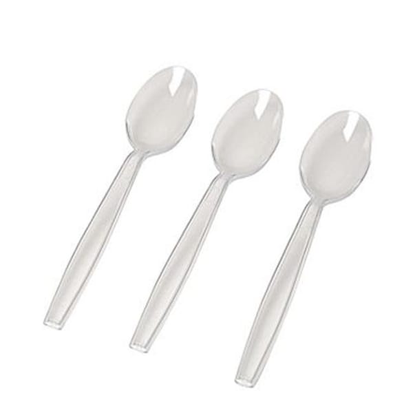 Fineline Settings Fineline Settings 2522-CL Clear Spoons- BULK - 2522-CL