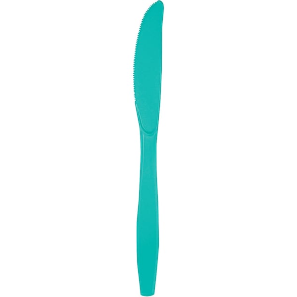 Touch Of Color Teal Lagoon Plastic Knives, 7.5", 288PK - 324787