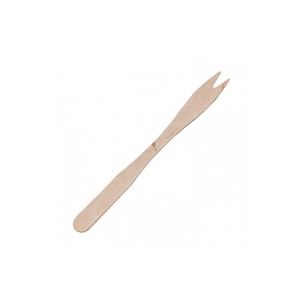Packnwood 5.5 in. Mini Wooden Fork Pick - 210PIQFB140