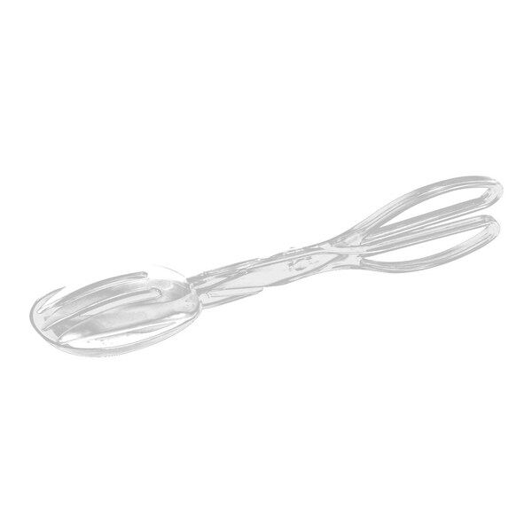 Smarty Had A Party Clear Disposable Plastic Serving Salad Scissor Tongs (50 Tongs), 50PK - 2640-CASE