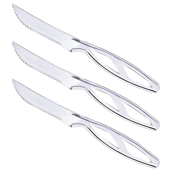 Smarty Had A Party Clear Disposable Plastic Steak Knives 360 Knives, 360PK - 3745-CL-CASE